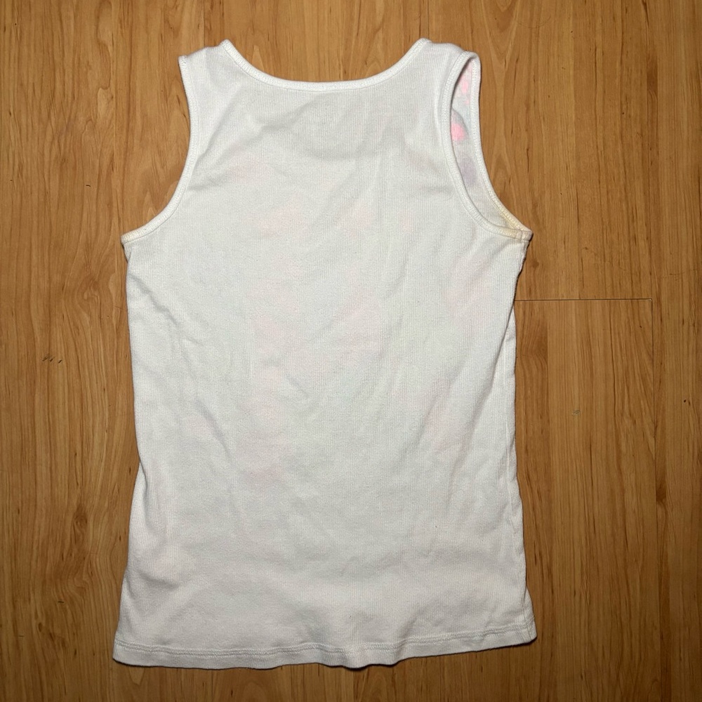 Girls Justice White Graphic Multicolor Tank Top size 12 - Picture 3 of 4